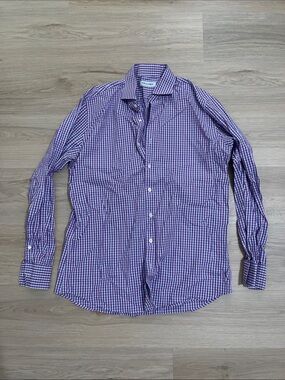 Vilebrequin Purple Gingham Button-Down Shirt